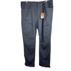 NWT NRS Men's 38 Gunmetal Gray Recycled Nylon Lolo Cargo Hiking Pants $99